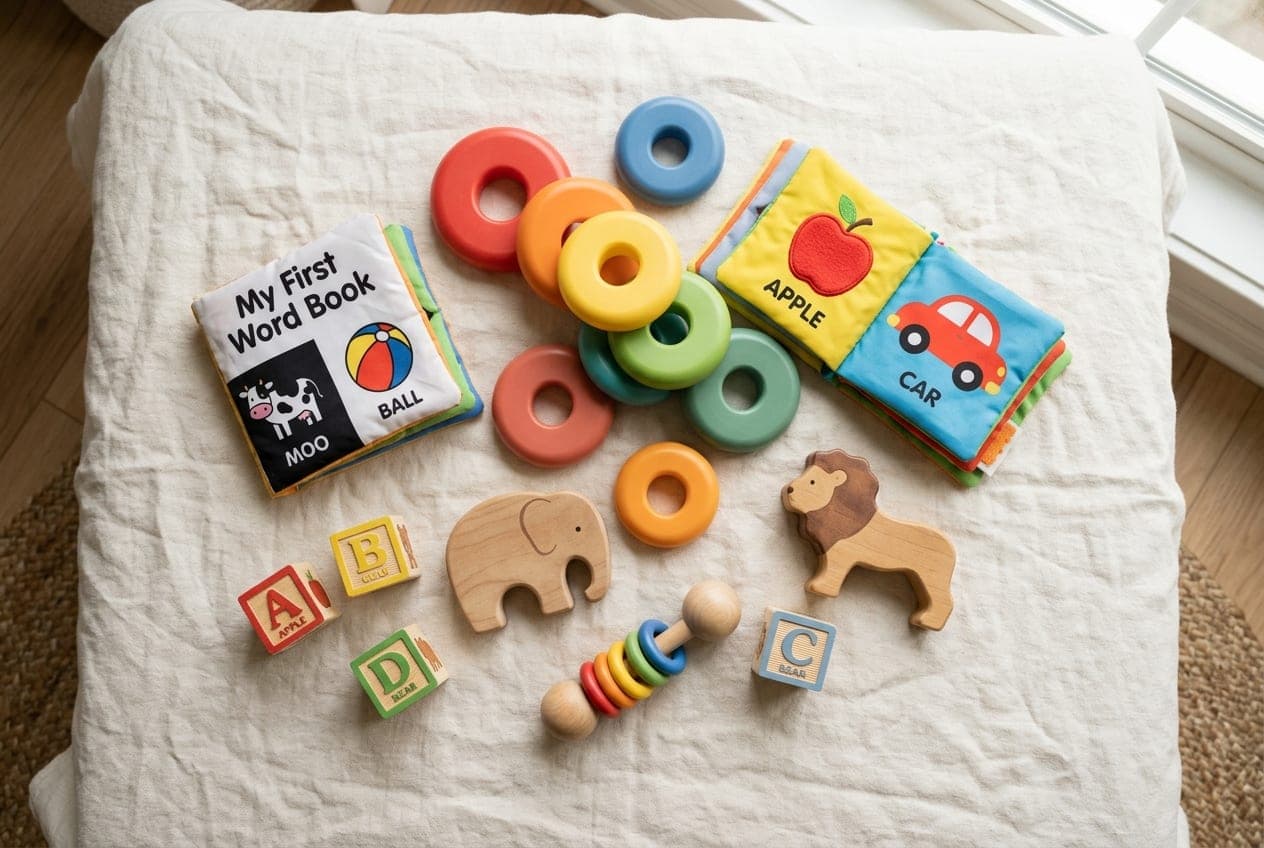 Juguetes y materiales para estimular el lenguaje en niños de 2 años