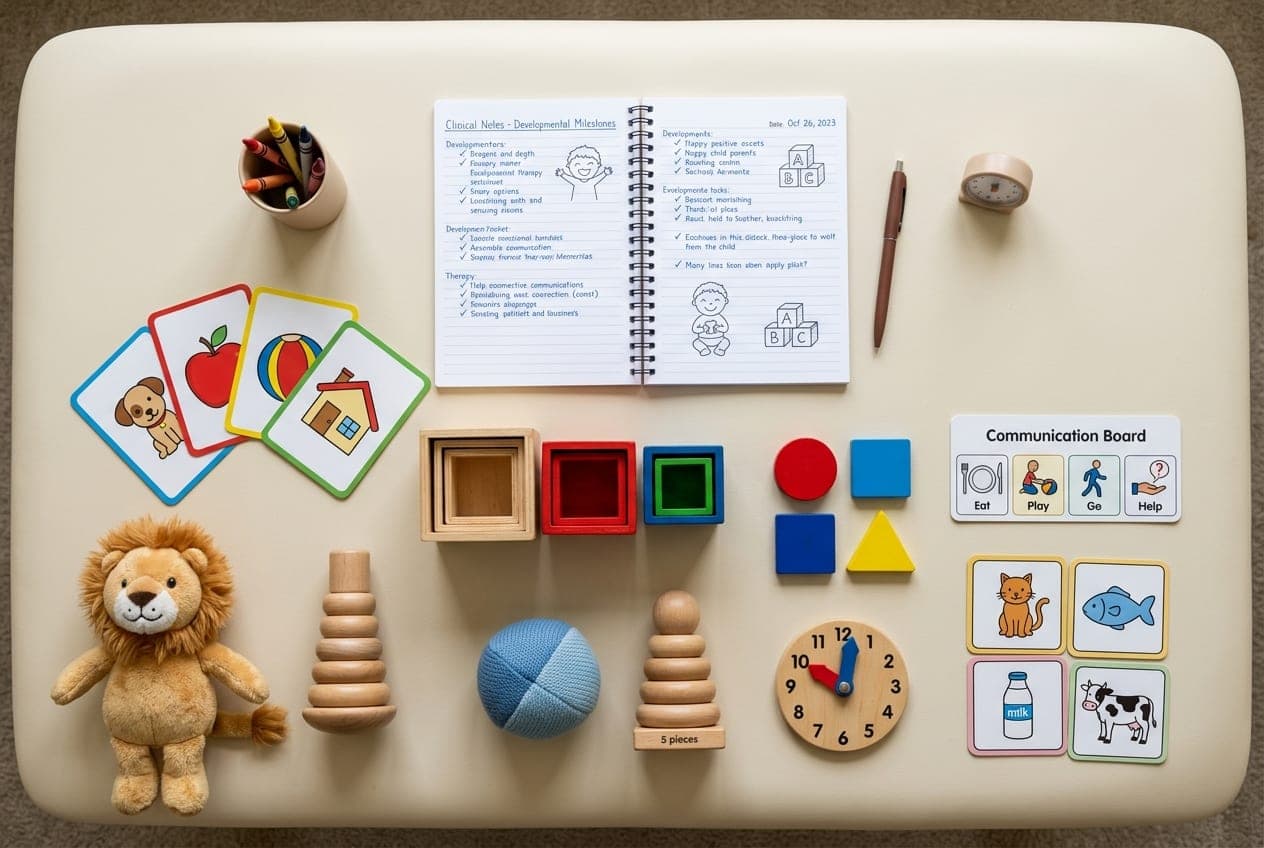 Materiales clínicos para atención temprana infantil