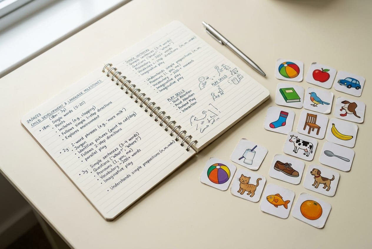 Cuaderno de evaluación con materiales sobre trastorno específico del lenguaje